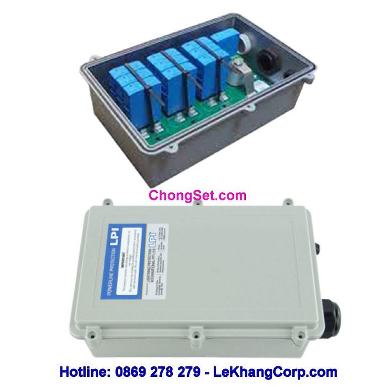 Thiết bị chống sét 3 pha 150kA LPI 3PPM150KA-480-NE100-AIMCB