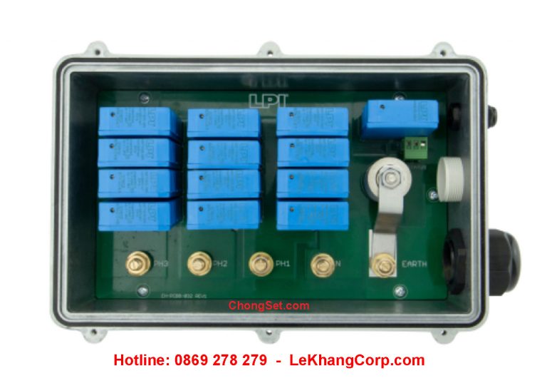 Thiết bị chống sét 3 pha 200kA LPI 3PPM200KA-480-NE100-AIMCB